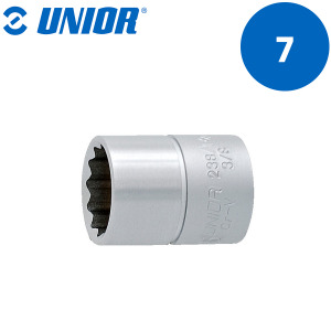 Nasadni ključ 3/8" 12-kutni UNIOR 238 616905 7mm
