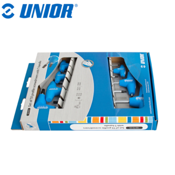 Set - Garnitura Ključevi Torx sa T-ručicom u kartonskoj kutiji UNIOR 193 607888 TX10 - TX45/7