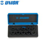 Set nasadnih ključeva Impact 3/8" u metalnoj kutiji UNIOR 230 612590 8-22/16