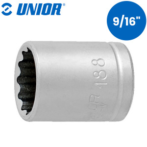 Nasadni ključ 1/4" 12-kutni UNIOR 188 616880 9/16"