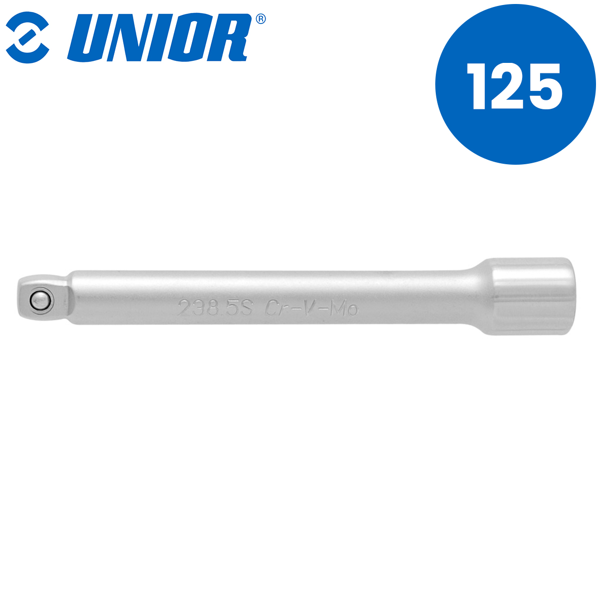 Produžetak za ugaono stezanje 3/8" UNIOR 238 610913 3/8" x 125 Produžetak za ugaono stezanje 3/8" za nasadne ključeve UNIOR 238 610913 125mm