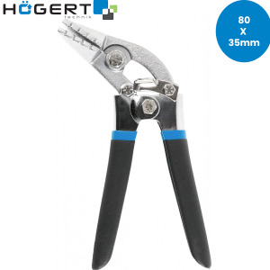 Kliješta za oblikovanje profila - savijena Hoegert HT1P392 80x35mm