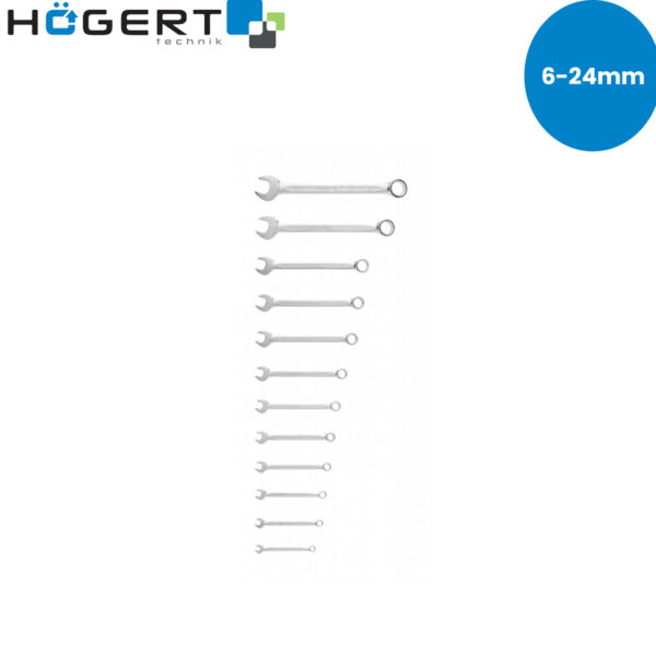 Set viljuškasto-okastih ključeva Hoegert 6-24mm HT1W492