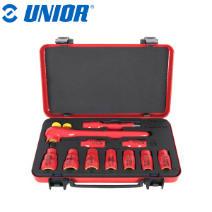 Set nasadnih ključeva izoliranih 1/2" UNIOR 190 612678 10-24/11 u metalnoj kutiji