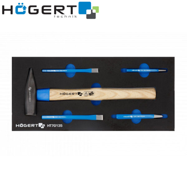 Set ručnih alata Hoegert HT7G135 5-dijelni