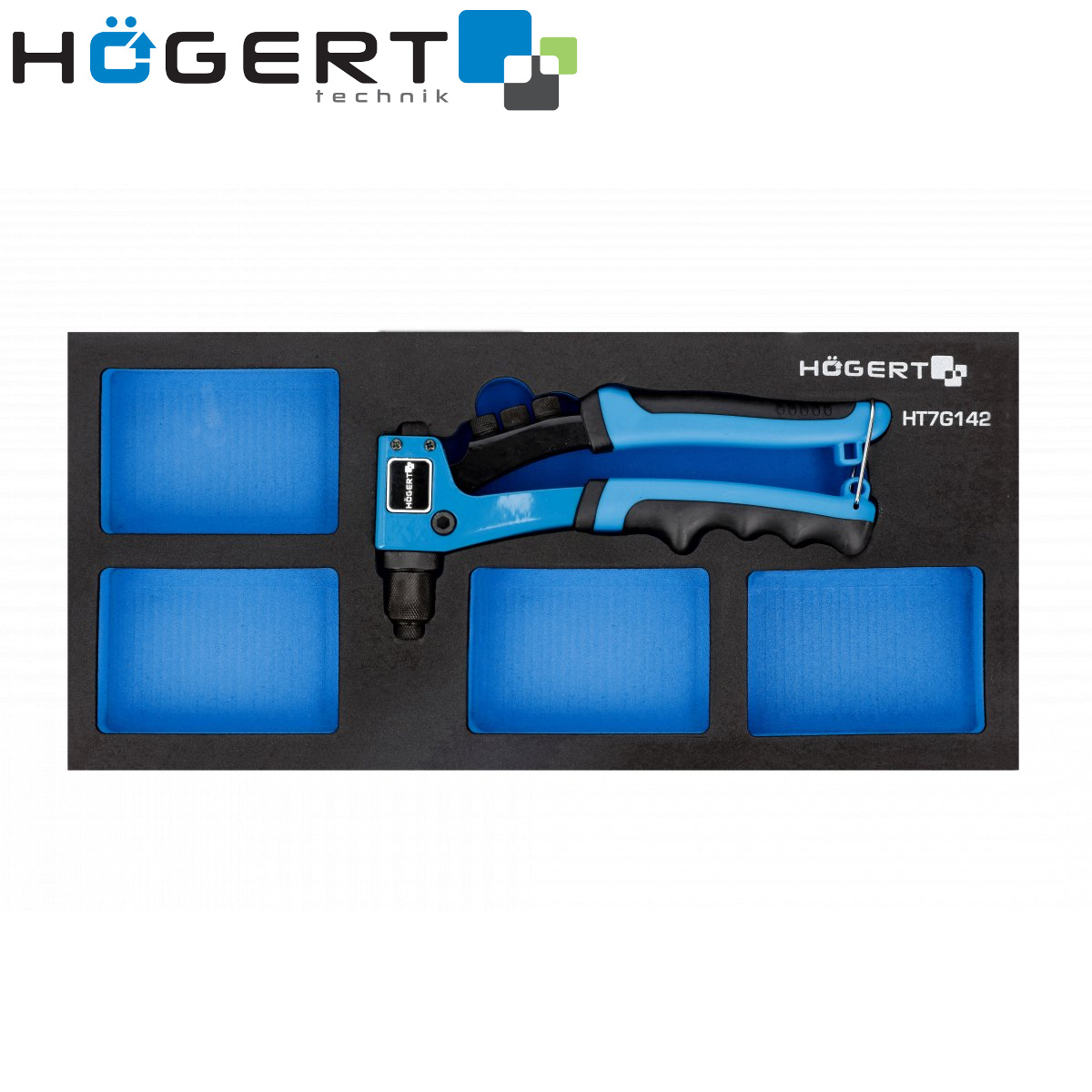 Hoegert kliješta za pop nitne 1 kom - HT7G142 Kliješta za pop nitne 6-dijelni HOEGERT HT7G142