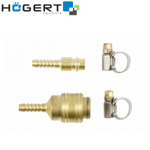 Spojnica sa stezaljkama za kompresore Hoegert 7.2mm HT4R821