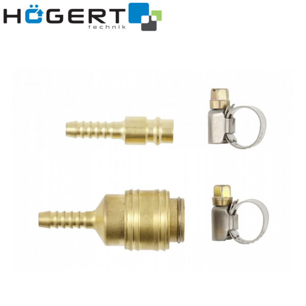 Spojnica sa stezaljkama za kompresore Hoegert 7.2mm HT4R821