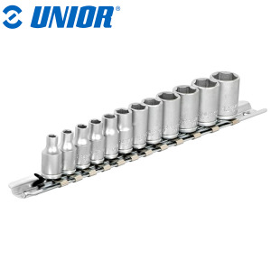 Set nasadnih ključeva 1/4" na zakački UNIOR 188 622628 4-13/10 10-dijelni