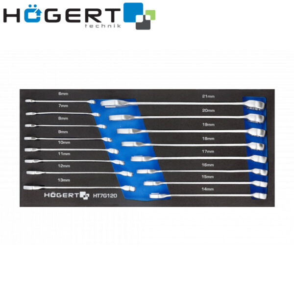 Set viljuškasto-okastih ključeva Hoegert HT7G120 16-dijelni