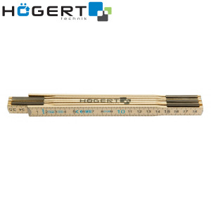 Drveni metar sa 6 preklopa Hoegert 1m HT4M261-D