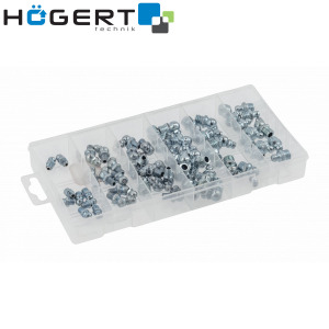 Set nastavaka za pištolje za mast - azalice Hoegert 110-dijelni HT8G511