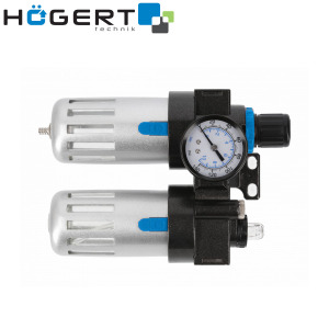 Filter zraka sa manometrom Hoegert 1/4” HT4R875