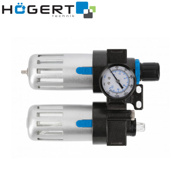 Filter zraka sa manometrom Hoegert 1/4” HT4R875