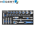 Set ručnih alata sa račnom Hoegert HT7G149 1/2” 27-dijleni