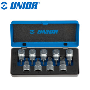 Set nasadnih ključeva TX 1/2" UNIOR 192 603657 TX20-TX60/9 u metalnoj kutiji