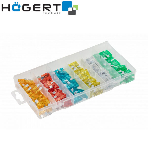 Set osigurača za automobile Hoegert 120-dijelni HT8G500