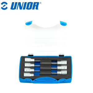 Set nasadnih ključeva s TX profilom dugih 1/2" UNIOR 192 619417 TX20-50/7 u plastičnoj kutiji
