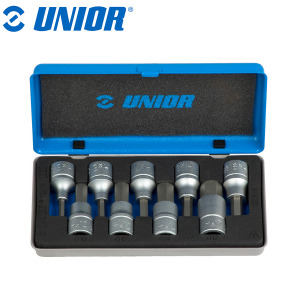 Set nasadnih ključeva imbus 1/2" UNIOR 192 607064 5-17/9 u metalnoj kutiji