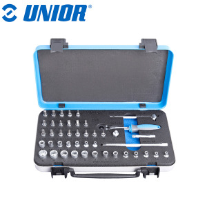Set nasadnih ključeva 1/4" UNIOR 188 615150 44-dijelni u metalnoj kutiji