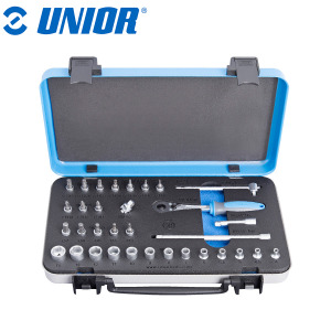 Set nasadnih ključeva 1/4" UNIOR 188 615151 33-dijelni u metalnoj kutiji