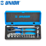 Set nasadnih ključeva 1/4" UNIOR 188 611996 16-dijelni u metalnoj kutiji