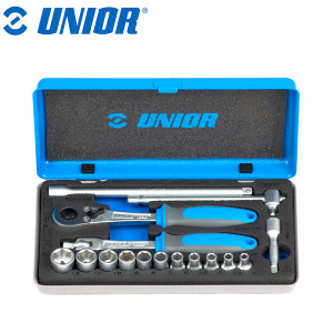 Set nasadnih ključeva 1/4" UNIOR 188 611996 16-dijelni u metalnoj kutiji