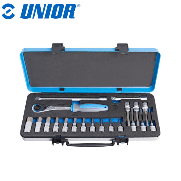 Set nasadnih ključeva imbus 1/2" UNIOR 190 611946 20-djielni u metalnoj kutiji