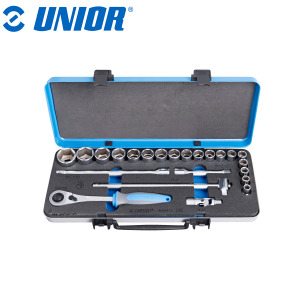 Set nasadnih ključeva 1/2" UNIOR 190 612779 10-32/23 u metalnoj kutiji