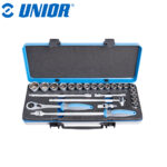 Set nasadnih ključeva 1/2" UNIOR 190 611939 10-32/24 u metalnoj kutiji