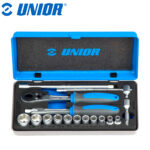 Set nasadnih ključeva 1/4" UNIOR 188 619413 16-dijelni u metalnoj kutiji