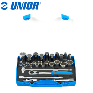 Set nasadnih ključeva 1/2" UNIOR 190 612162 10-32/28 u plastičnoj kutiji