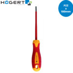Izolirani izvijač-šarafciger Hoegert VDE 1000V PZ2x100mm HT1S973