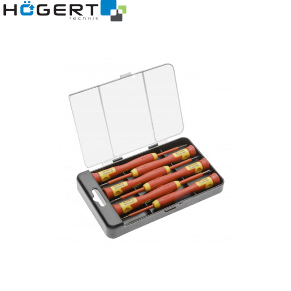 Set izoliranih izvijača-šarafcigera Hoegert VDE 1000V 6-dijelni HT1S986