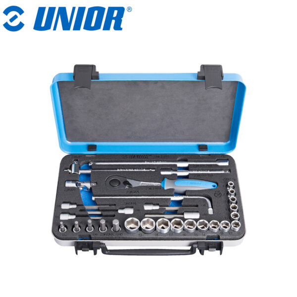 Set nasadnih ključeva 3/8" u metalnoj kutiji UNIOR 239 613073 30-dijelni