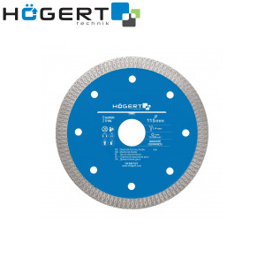 Rezna ploča za brusilice za keramiku - dijamantska Hoegert HT6D721 115mm