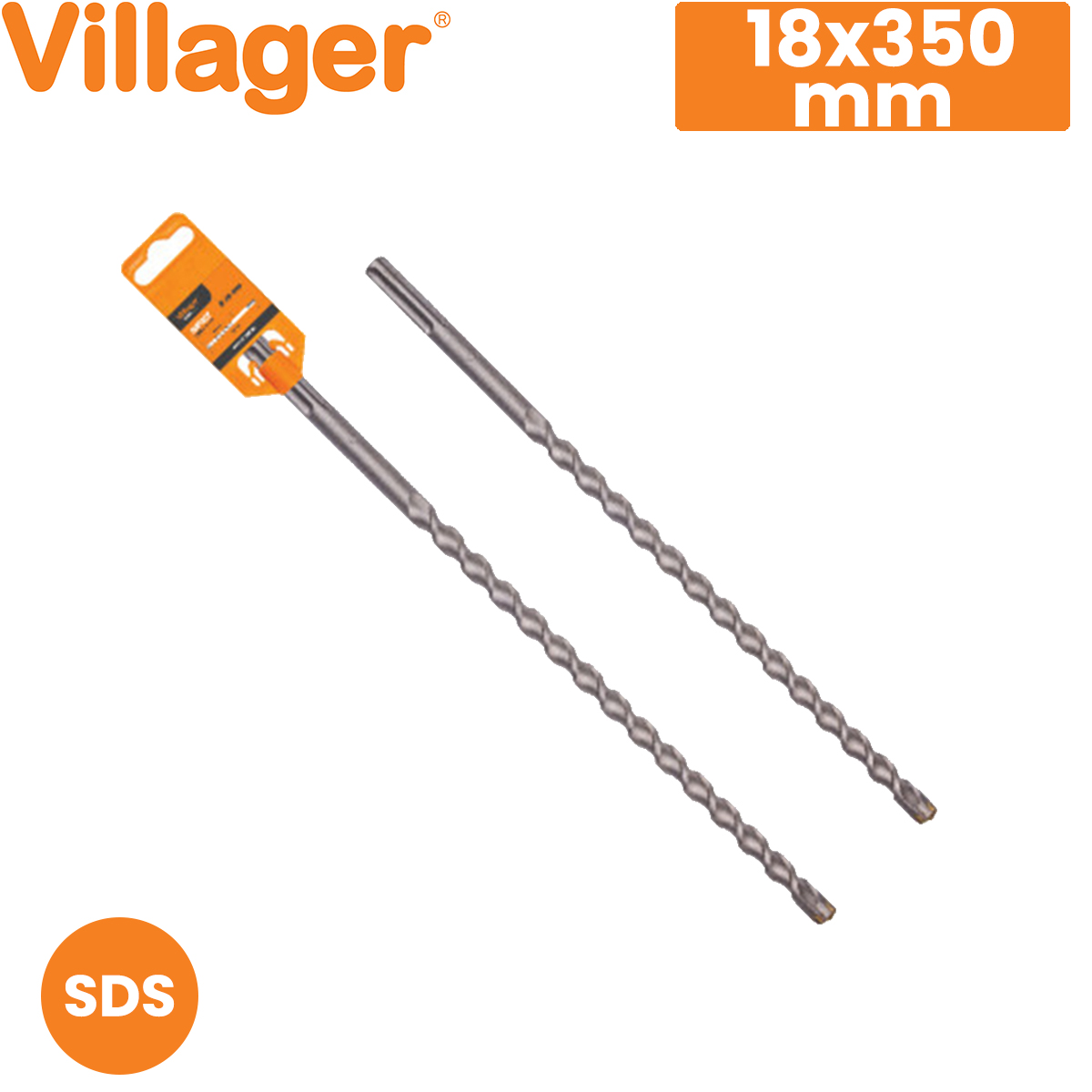 Burgija - borer za beton SDS plus Villager Impact Line DP-18x350mm 060609 Burgija - borer za beton Villager Impact Line 060609 18x350mm