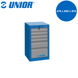 Uži ormar za alat - 6 fioka UNIOR 990 627061 475x650x870mm