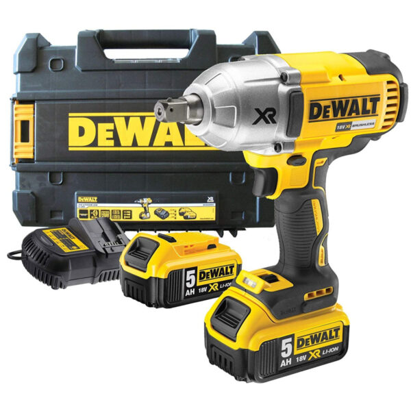 Aku udarni odvijač DeWalt DCF899P2 Brushless 18V sa dvije 5Ah baterije i punjačem u koferu