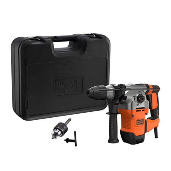 Električna udarna bušilica Black+Decker BEHS03K SDS-Plus 1250W sa priborom u koferu