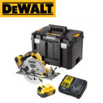 Aku ručna kružna pila - cirkular DeWalt DCS572P2 18V XR 184mm sa dvije 5Ah baterije i punjačem u TSTAK koferu