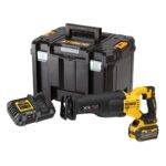 Aku recipročna pila - lisičiji rep DeWalt DCS386T1 18V XR sa 6Ah baterijom i punjačem u Tstak koferu