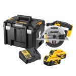 Aku ručna kružna pila - cirkular DeWalt DCS391M2 18V XR 165mm sa dvije 4Ah baterije i punjačem u Tstak koferu