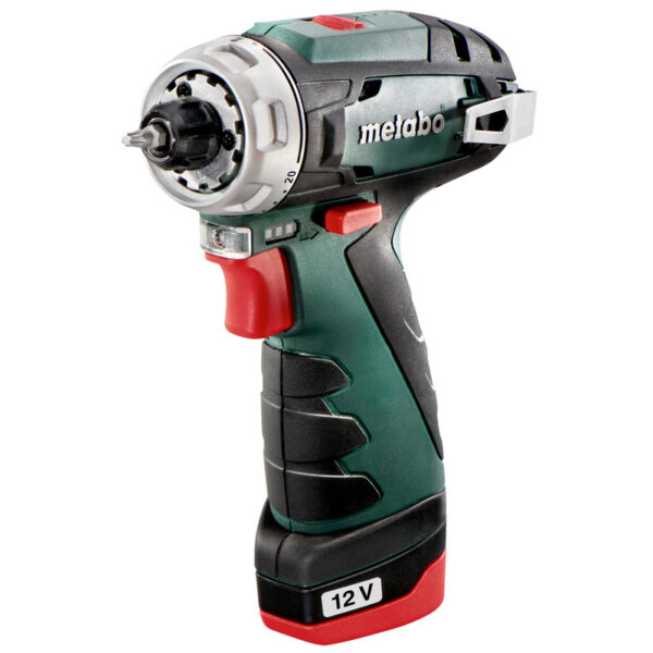 Aku bušilica - odvijač Metabo PowerMaxx BS 600080500 12V sa dvije 2Ah baterije i punjačem u koferu