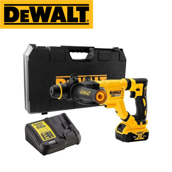Aku udarna bušilica DeWalt DCH263P1 SDS-Plus 18V XR sa 5Ah baterijom i punjačem u TSTAK koferu