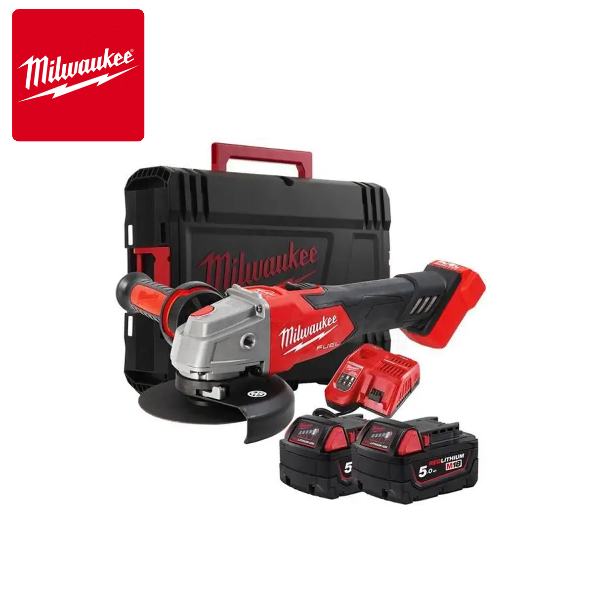 Cordless angle grinders battery operated 18V MILWAUKEE M18 FSAGF125XB-OX