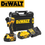 Aku udarni odvijač DeWalt DCF850P2T 18V XR 1/4'' sa dvije 5Ah baterije i punjačem u TSTAK koferu