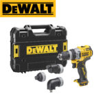 Aku bušilica - odvijač DeWalt 12V DCD703NT XR sa četiri dodatne stezne glave u TSTAK koferu