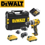 Aku bušilica - odvijač DeWalt DCD703L2T 12V XR sa četiri dodatne stezne glave dvije 3Ah baterije i punjačem u TSTAK koferu