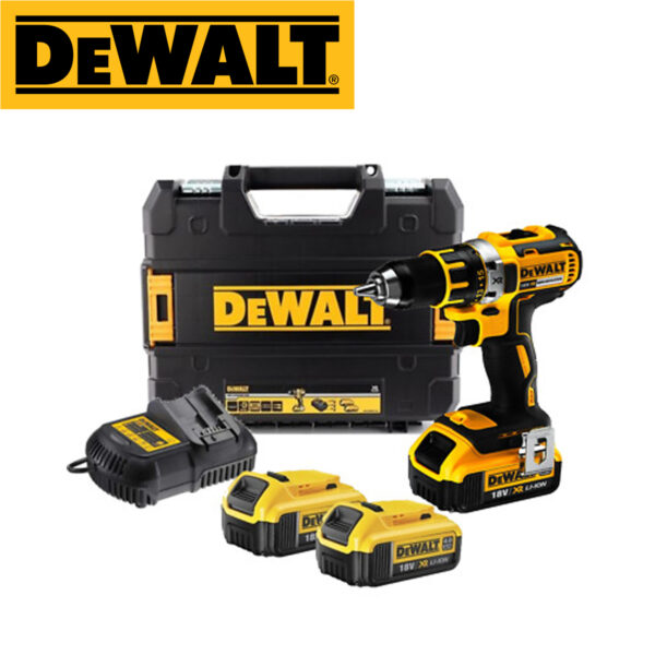 Aku bušilica - odvijač DeWalt DCD790M3 18V XR sa tri 4Ah baterije i punjačem u koferu